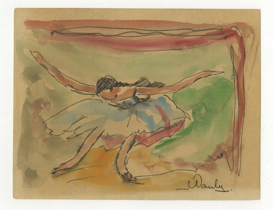 Seif WANLY (1906-1979) Egyptian artist watercolor: Seif WANLY (1906-1979) Egyptian artist watercolor. 6” H x 7 3/4” W. ANY INVOICE OVER $ 2,000.00 WE WILL ACCEPT PAYMENTS ONLY THROUGH CHECK OR BANK WIRE TRANSFER, SAME FOR INTERNATIONAL BUY