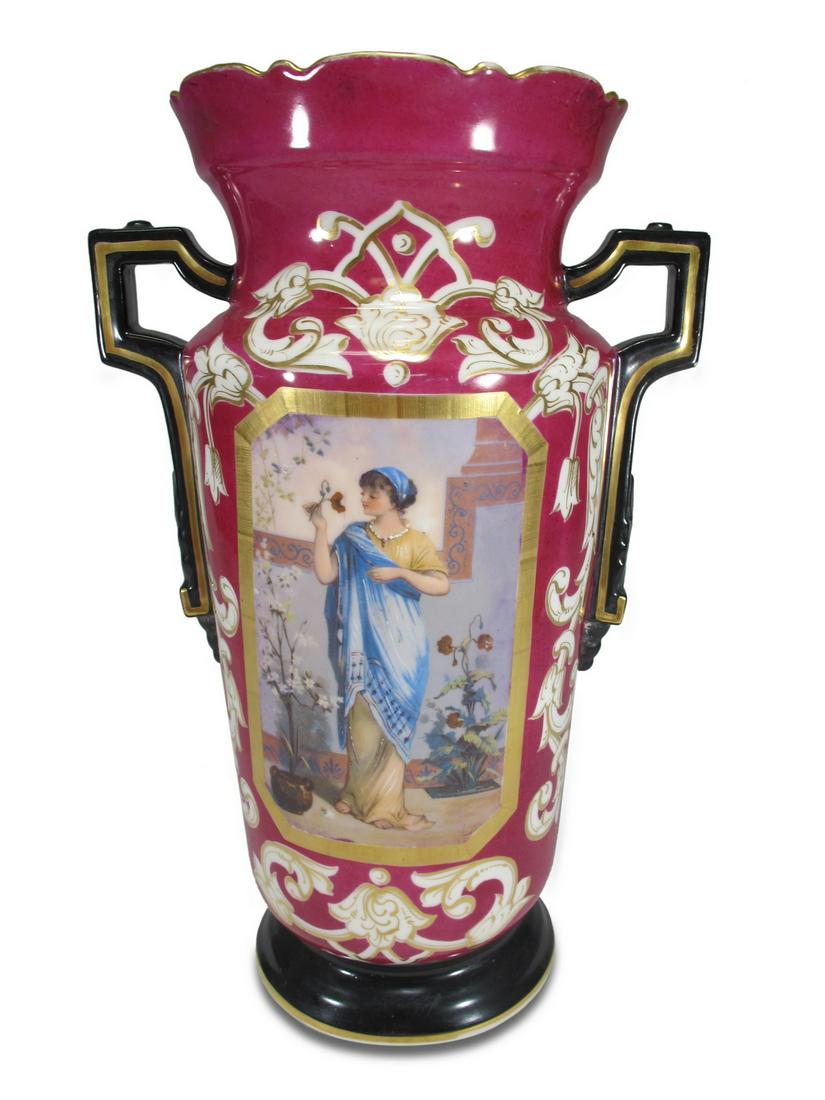Antique European porcelain vase (1 of 7)
