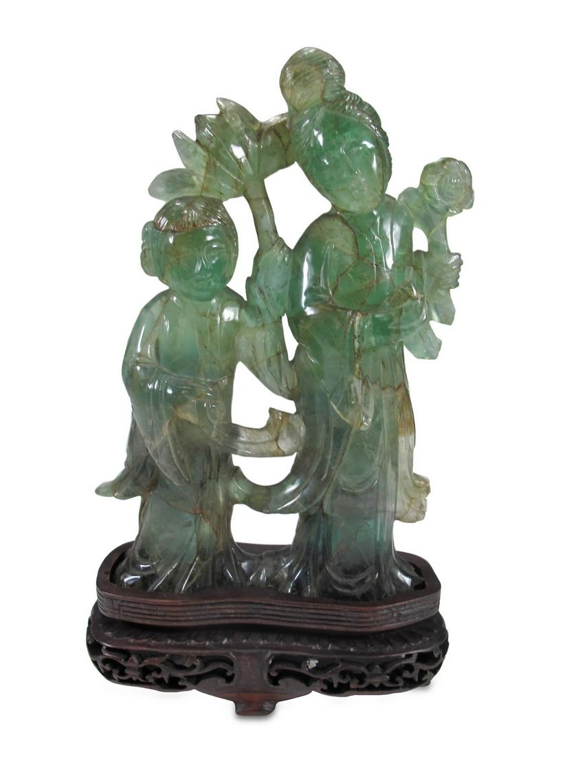 Antique Chinese jade sculpture (1 of 3)