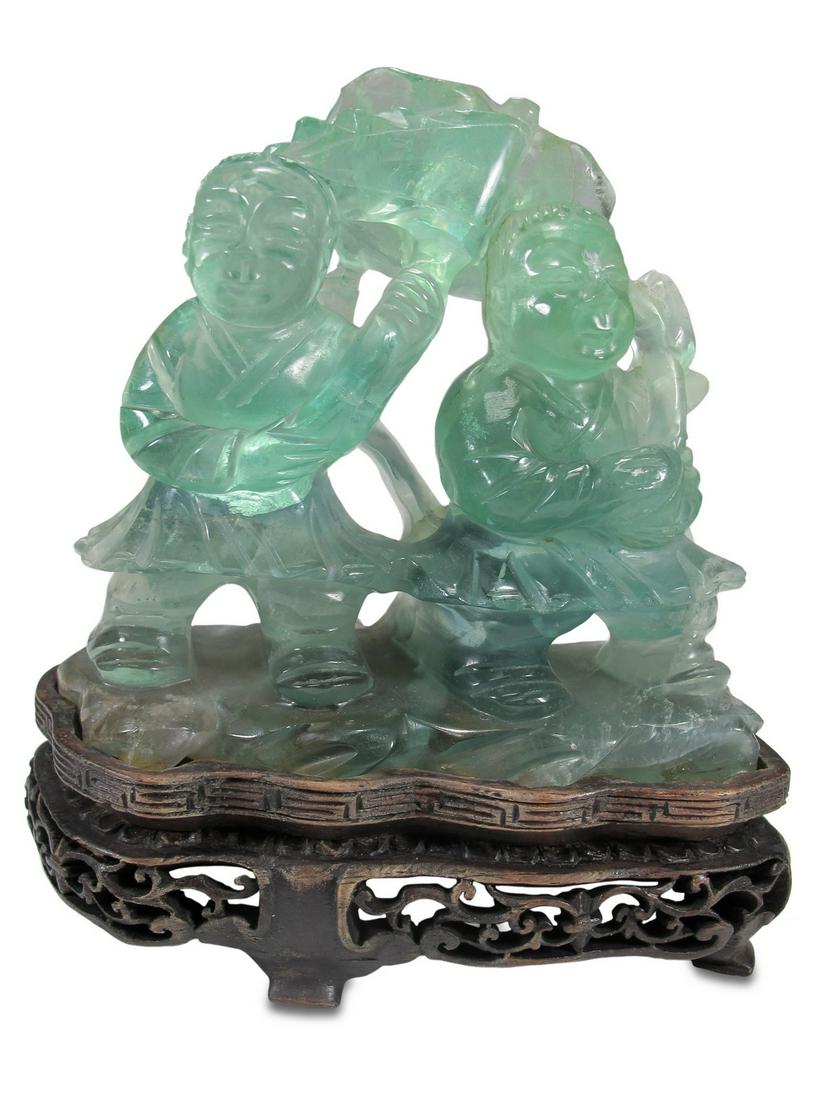 Antique Chinese jade sculpture (1 of 5)