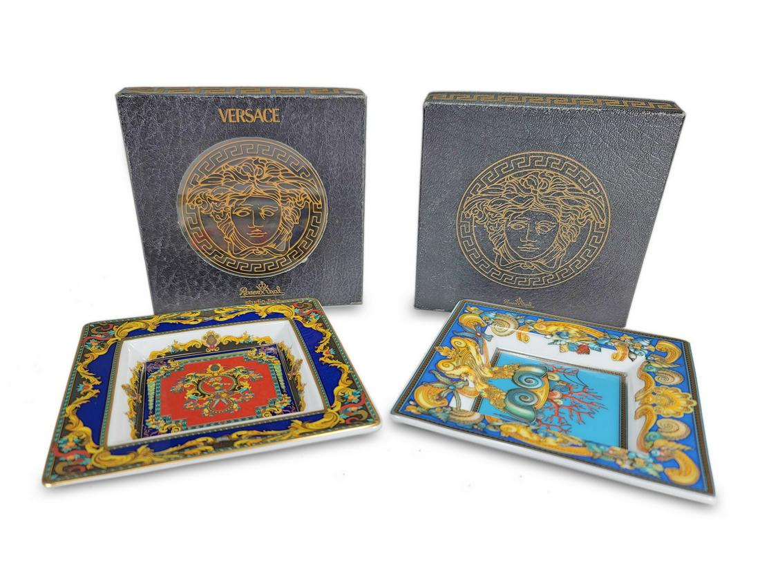 2 Versace, Rosenthal Le Roi Soleil porcelain plates (1 of 5)