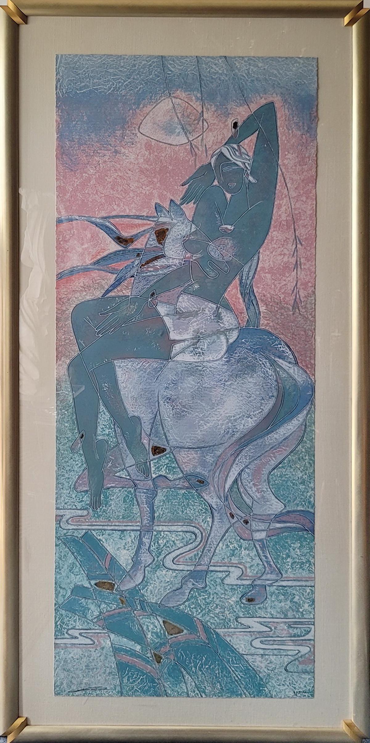 Large American serigraph, signed and numbered 163/175 (1 of 5)