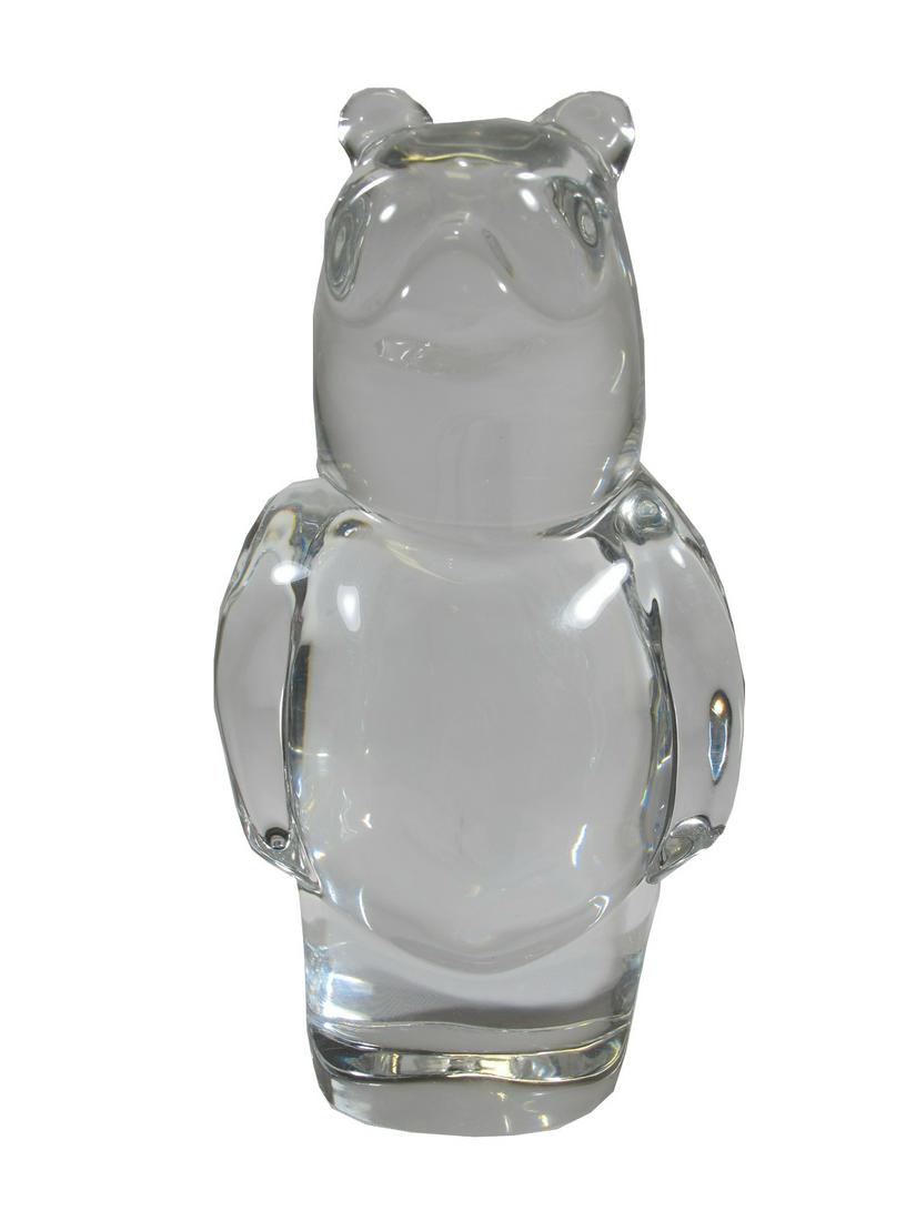 Orrefors Sweden crystal bear sculpture by Olle Aiberius (1 of 7)