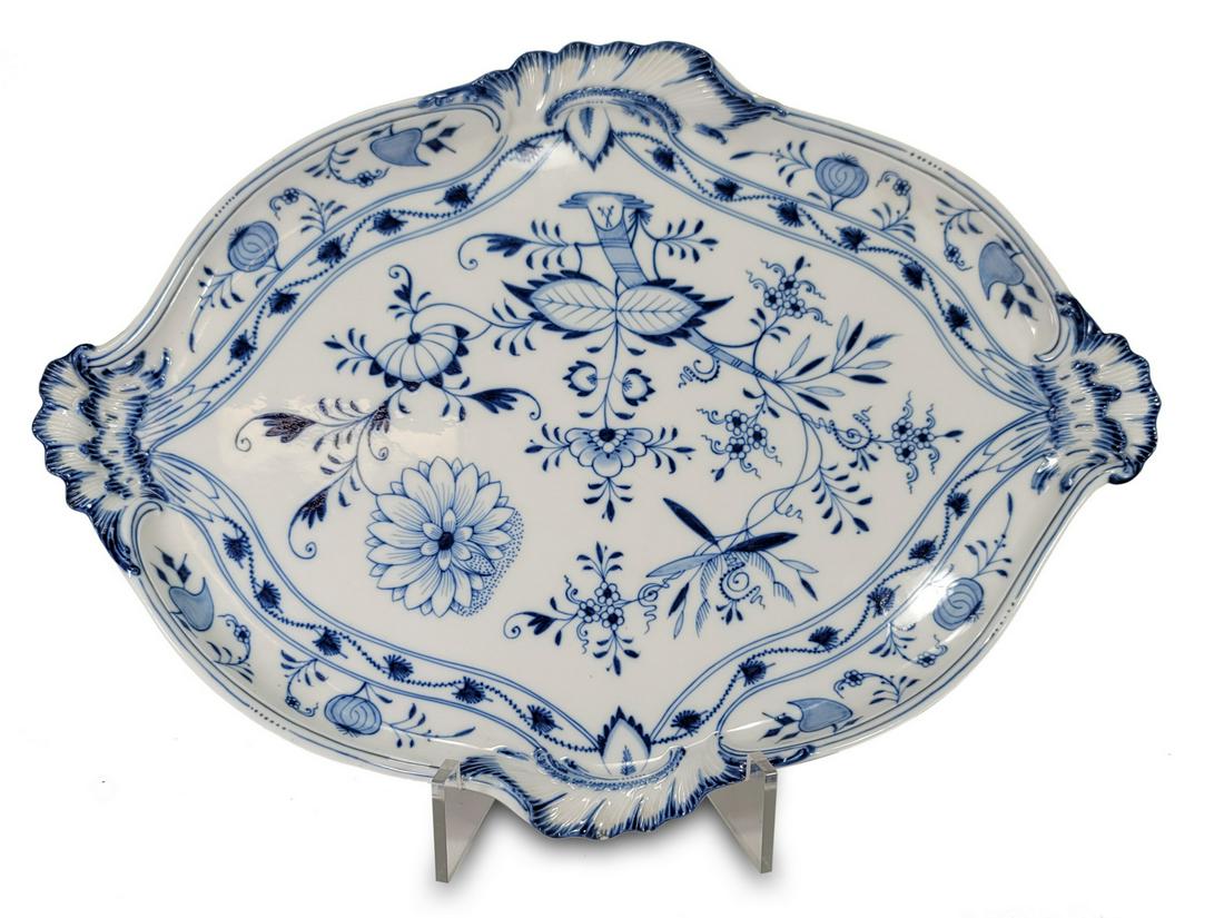 Vintage German Meissen porcelain tray (1 of 7)
