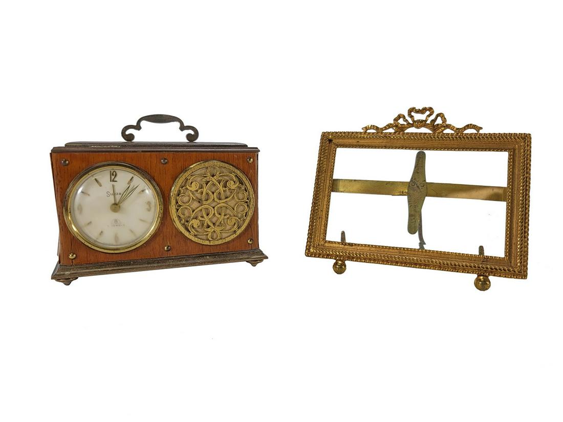 Swiss alarm clock & pictures frame (1 of 7)