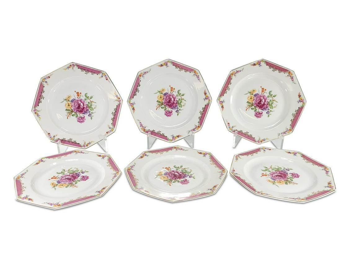 Vintage Rosenthal set of 6 porcelain plates (1 of 5)
