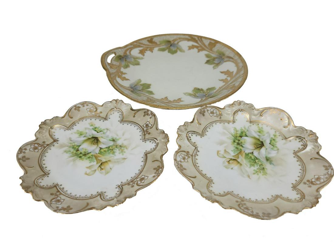 Marked R S Germany & Prussia 3 porcelain plates (1 of 10)