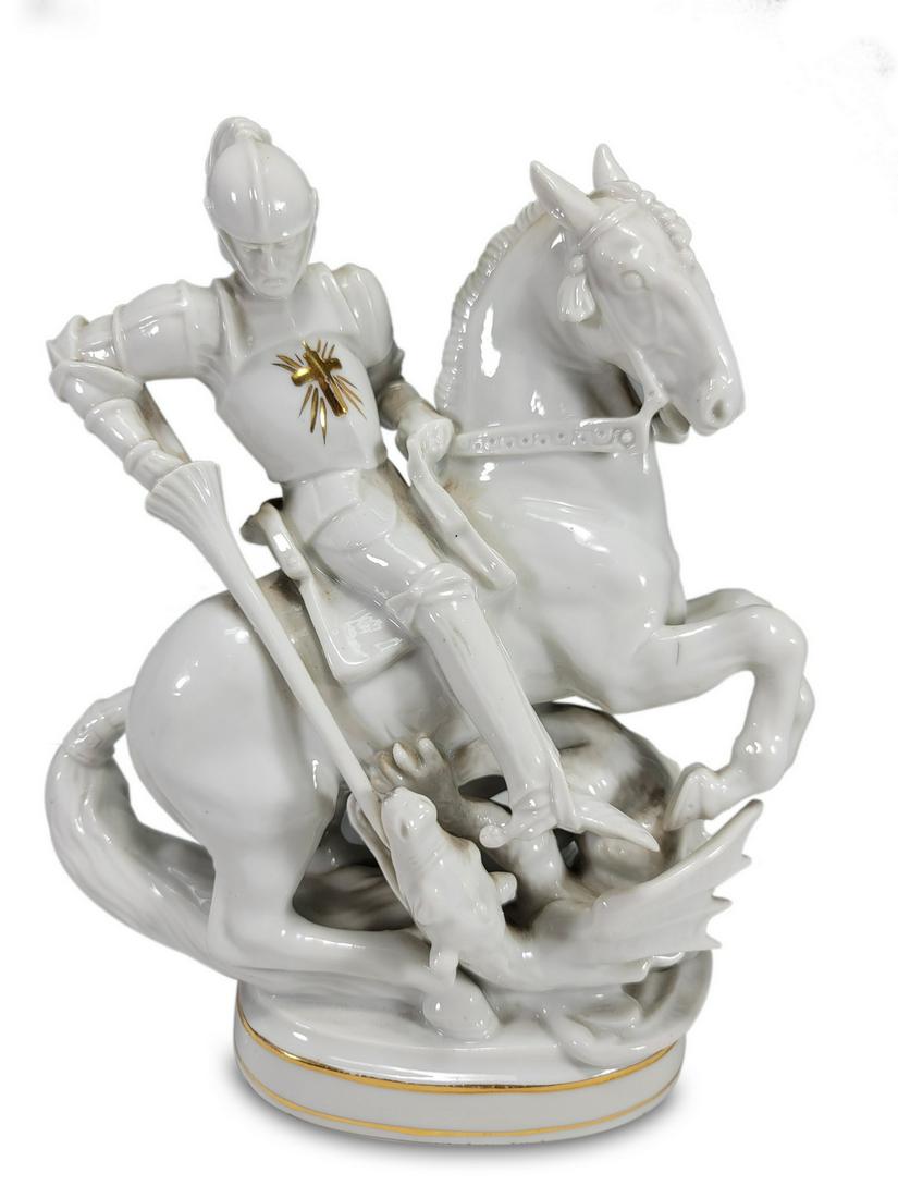 Gebruder Plein Speicher porcelain statue, Germany (1 of 6)