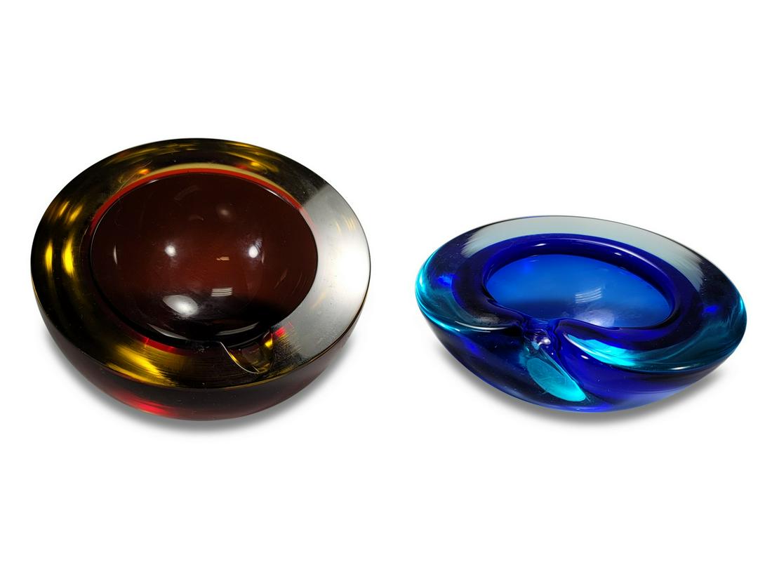 Seguso and other murano ashtrays (1 of 6)