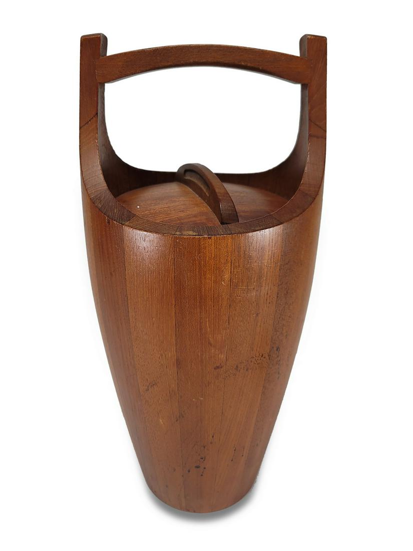 Midcentury Teak Ice Bucket by Jens Quistgaard for (1 of 5)