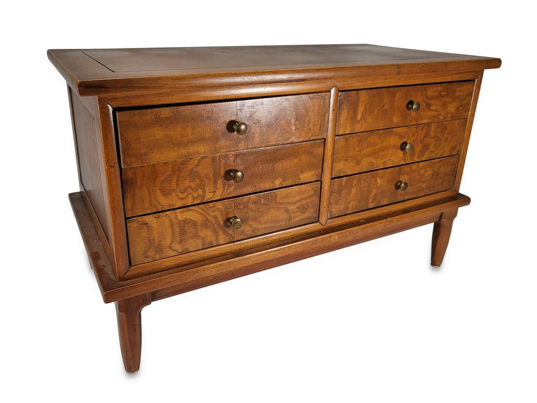 Vintage wood miniature chest: Vintage wood miniature chest. 12 1/8” H x 20” W x 10” D. ANY INVOICE OVER $ 2,000.00 WE WILL ACCEPT PAYMENTS ONLY THROUGH CHECK OR BANK WIRE TRANSFER, SAME FOR INTERNATIONAL BUYERS. 
