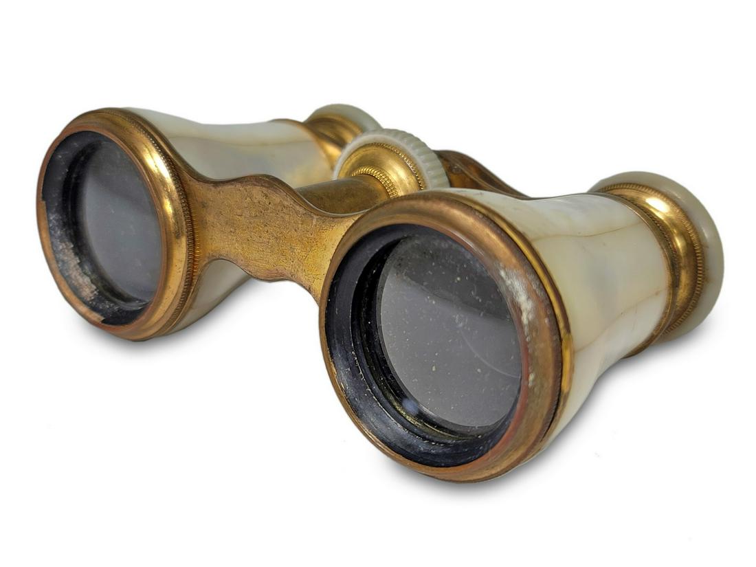 Vintage French mother of pearl opera glasses (1 of 5)