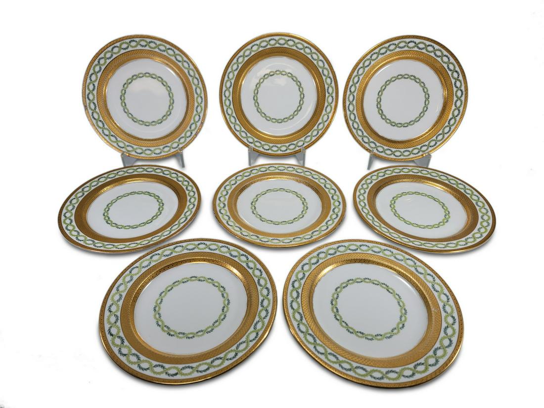 Higgins & Seiter, Coalport, England set of 8 plates (1 of 6)