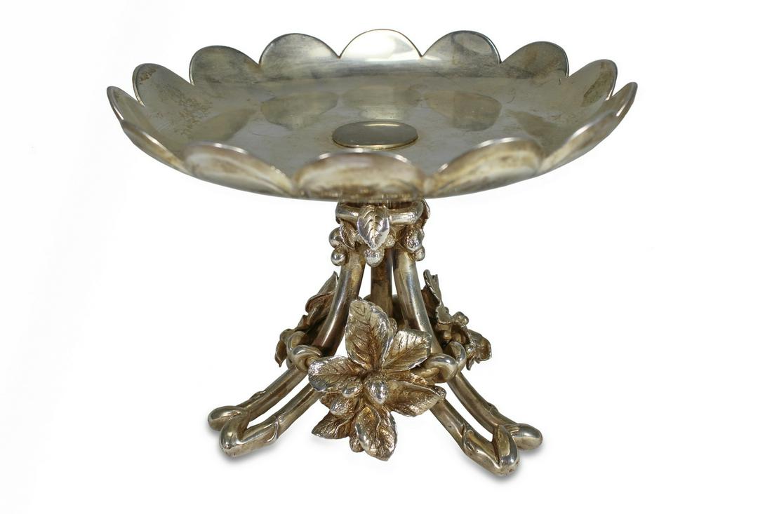 Antique Christofle, France centerpiece: Antique Christofle, France centerpiece. 6 1/2” H x 8 1/2” W. ANY INVOICE OVER $ 2,000.00 WE WILL ACCEPT PAYMENTS ONLY THROUGH CHECK OR BANK WIRE TRANSFER, SAME FOR INTERNATIONAL BUYERS. IF