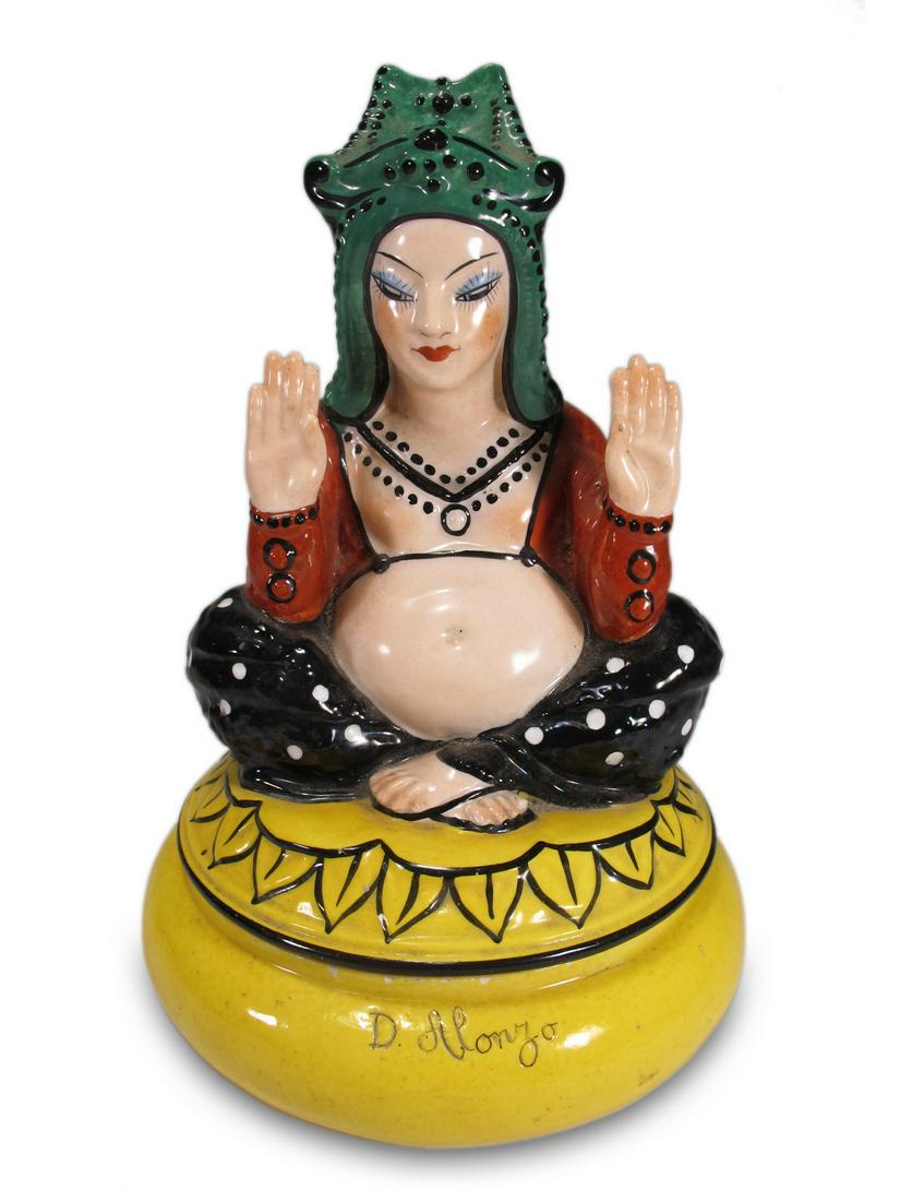 Dominique ALONZO (1910-1930) Etling, Paris porcelain (1 of 7)