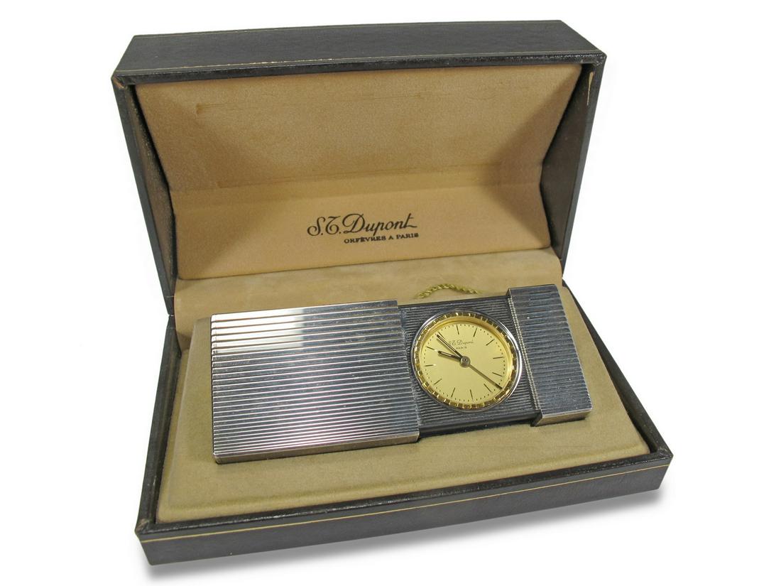 Vintage S. T. Dupont Paris Travel Alarm Clock (1 of 7)