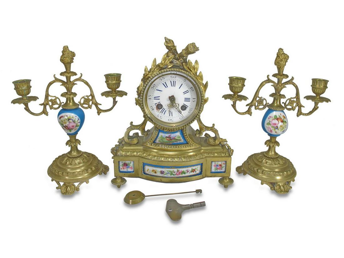 Antique French Marti. A Paris clock set (1 of 6)