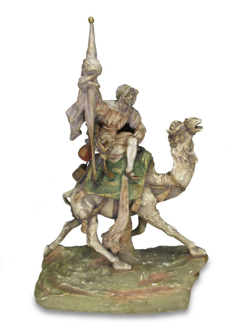 Amphora, Austria Orientalist Porcelain Statue (1 of 7)