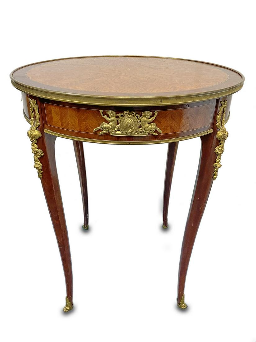 French Louis XV style ormolu side table (1 of 6)