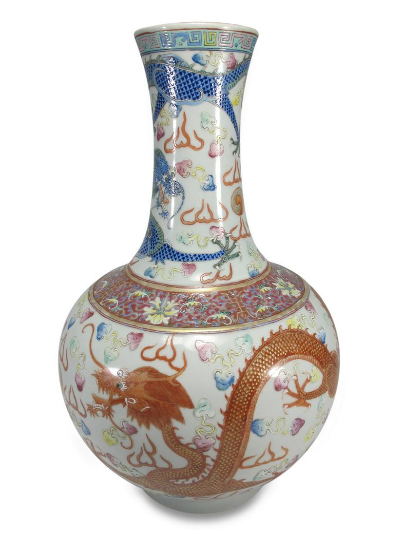 Rare Antique Chinese porcelain signed vase (1 of 9)