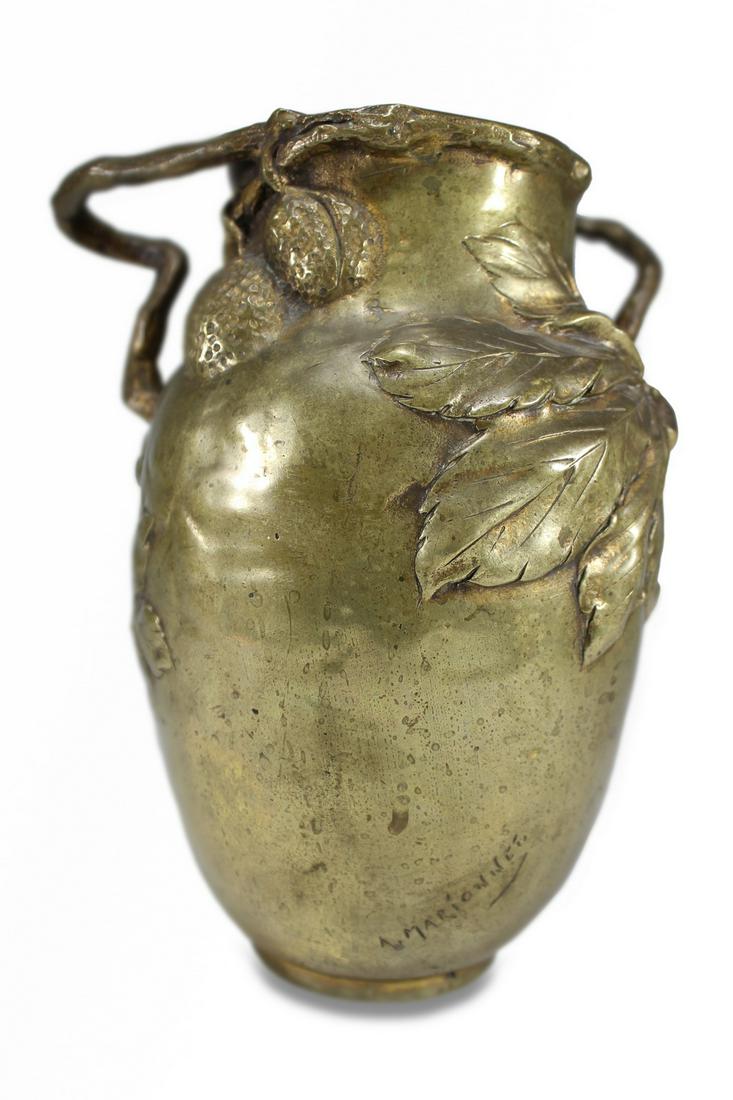 Albert MARIONNET (1852-1910) bronze vase (1 of 6)