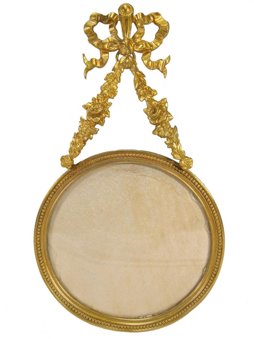 Antique French gilt bronze picture frame (1 of 4)