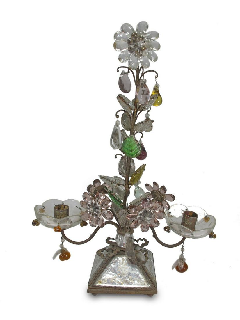 Antique Venetian glass candlestick (1 of 5)