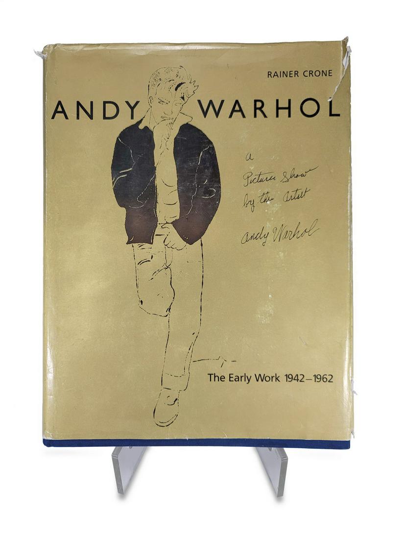 Andy WARHOL pothographs by Rainer Crone book: Andy WARHOL pothographs by Rainer Crone book. 11 1/4” H x 8 3/4” W x 1 1/4” D. ANY INVOICE OVER $ 2,000.00 WE WILL ACCEPT PAYMENTS ONLY THROUGH CHECK OR BANK WIRE TRANSFER, SAME FOR 