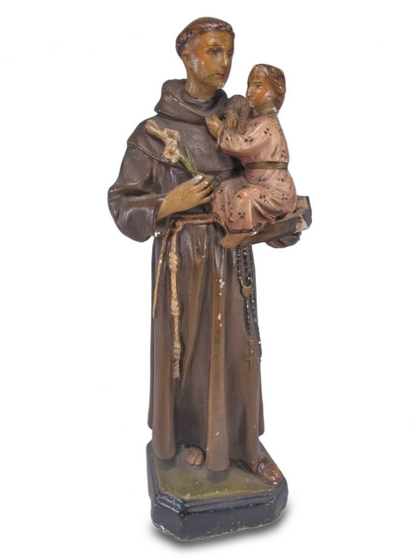 Antique European Religious statue (1 of 8)