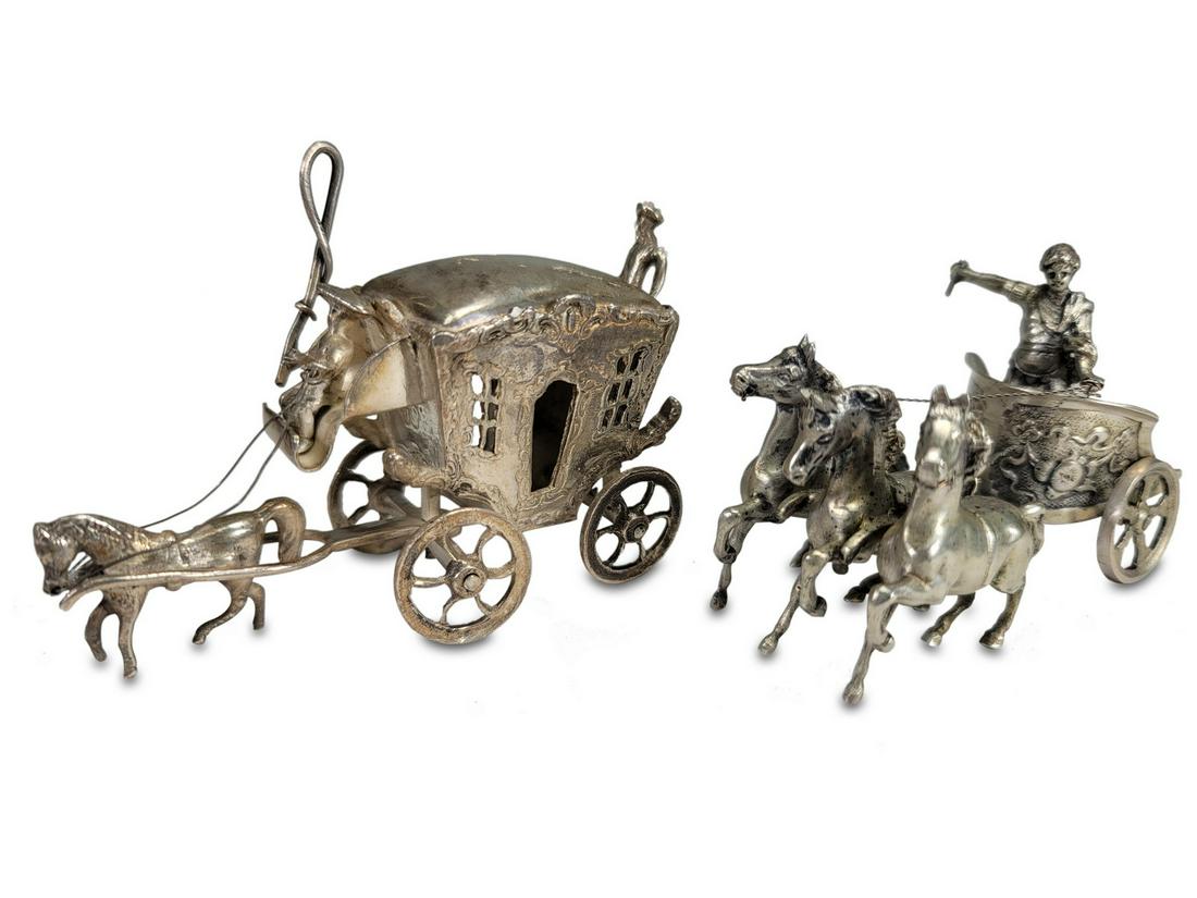 Antique German Hanau 835 silver miniatures (1 of 7)