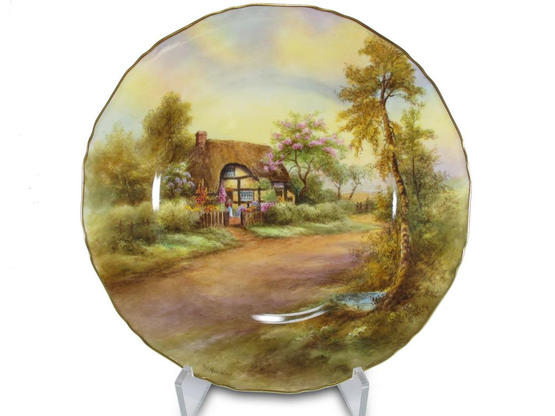 Royal Worcester Harrington porcelain plate (1 of 5)