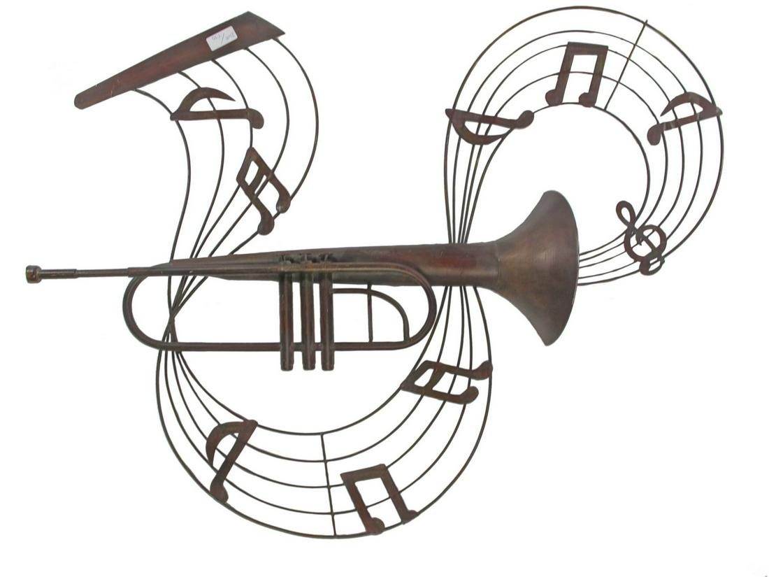 Vintage Music metal wall decor ornament (1 of 6)