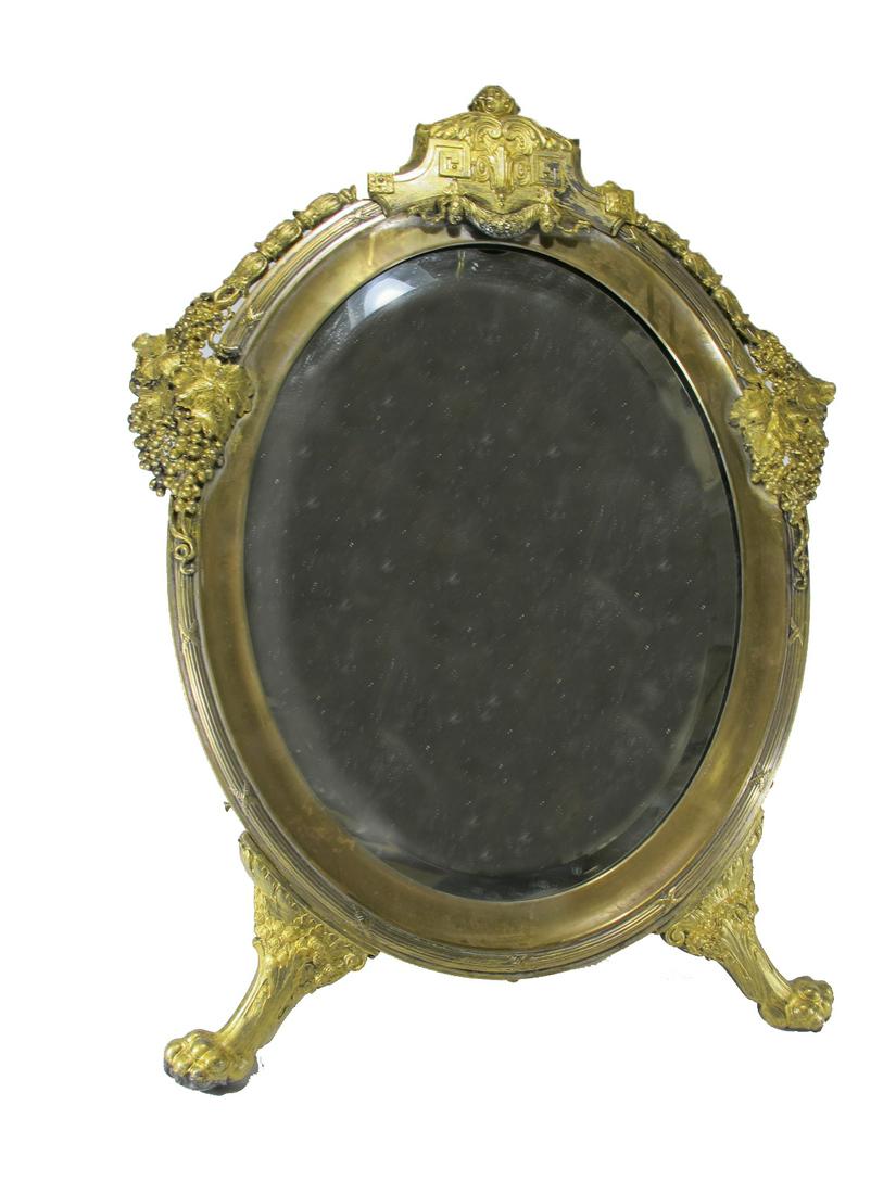 Huge antique German WMF Art Nouveau table mirror (1 of 8)