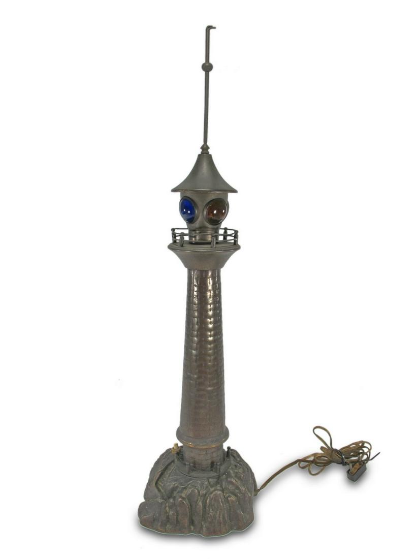 Antique bronze lighthouse lamp (1 of 5)