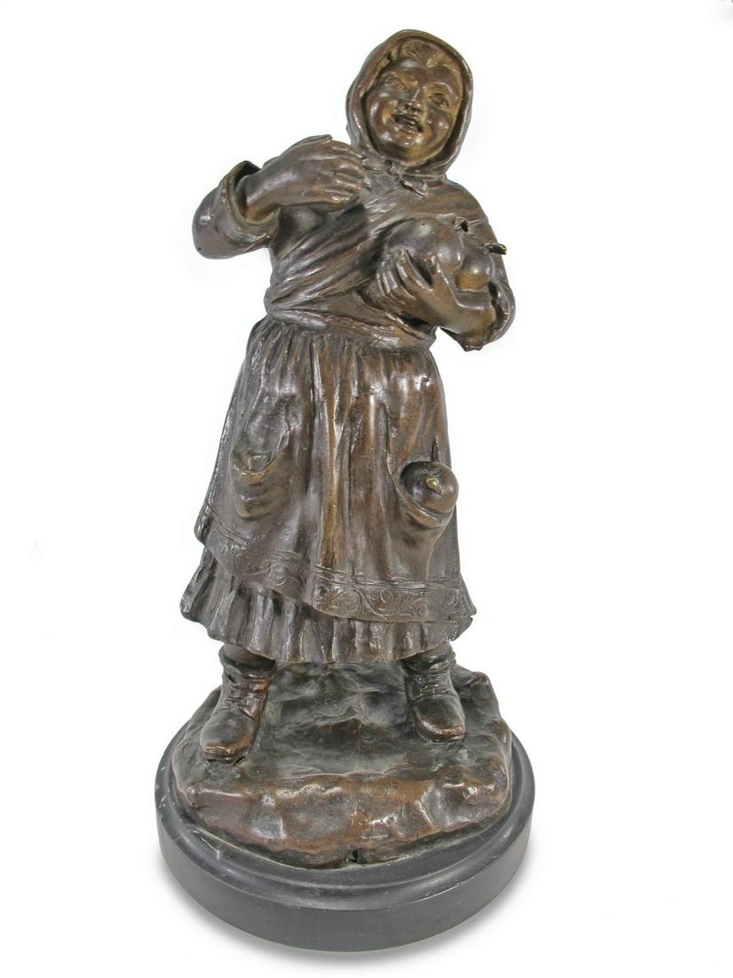 Ernesto BIONDI (1855-1917) Italian bronze statue (1 of 5)