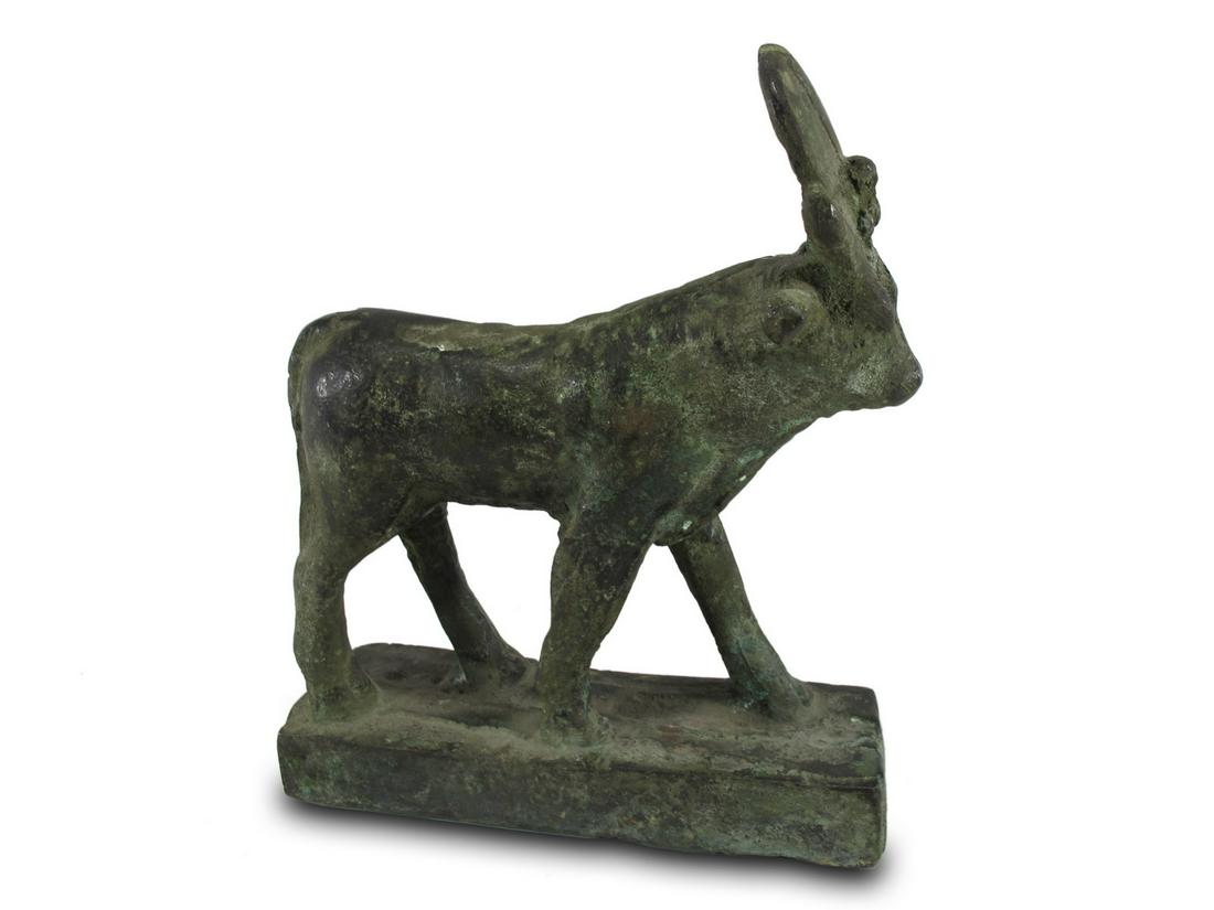 Antique European animal bronze statue (1 of 4)
