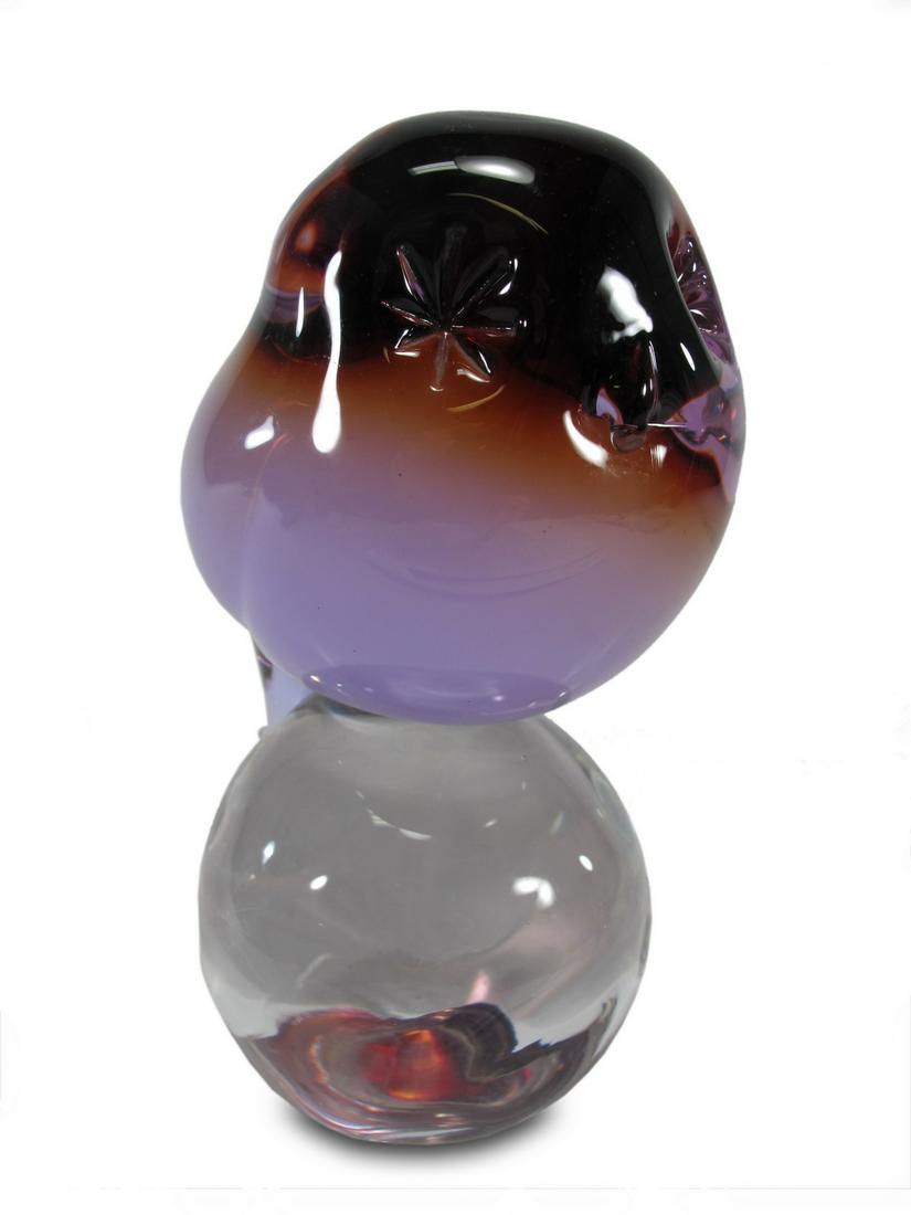 Vintage Italian Murano Glass Bird statue (1 of 6)