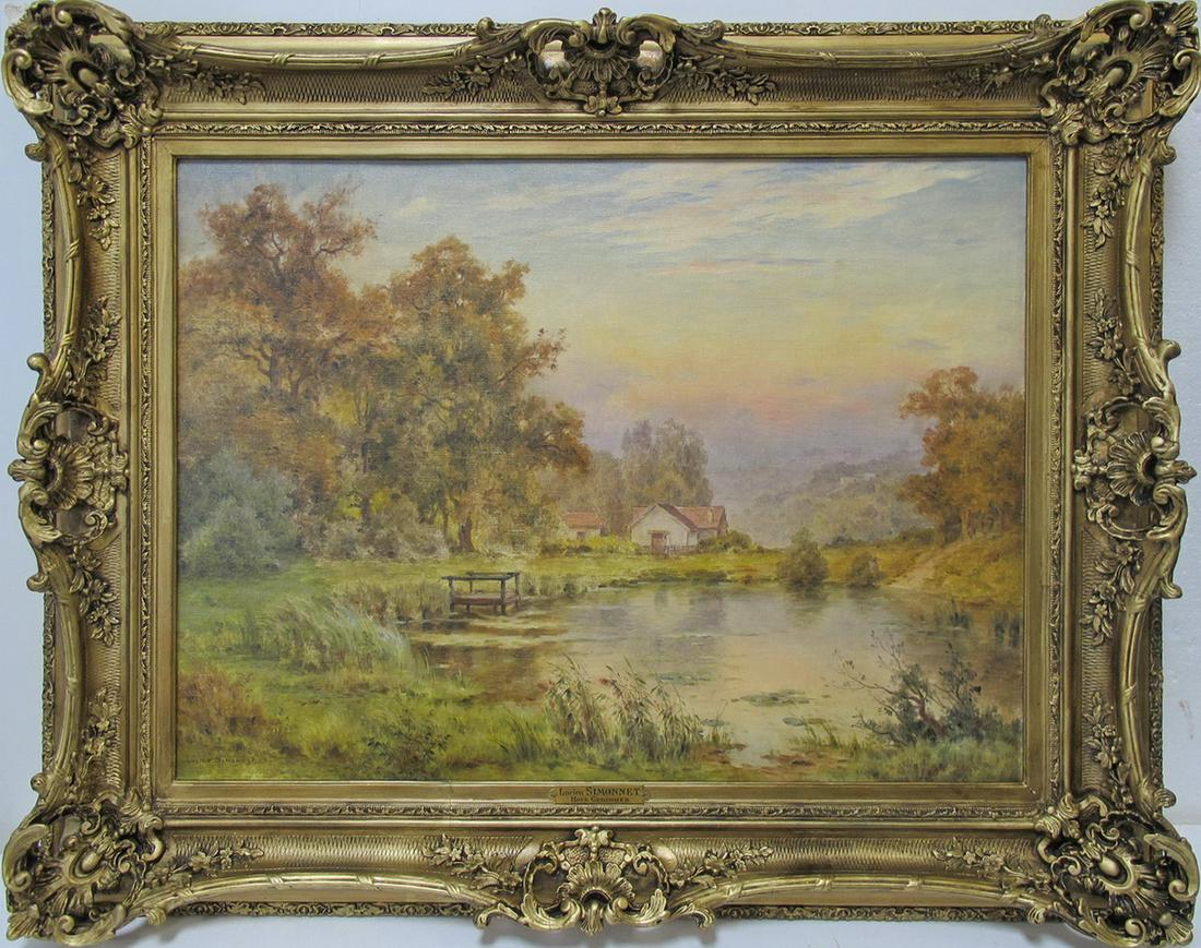 Lucien SIMONNET (1849-1926) French painting (1 of 6)