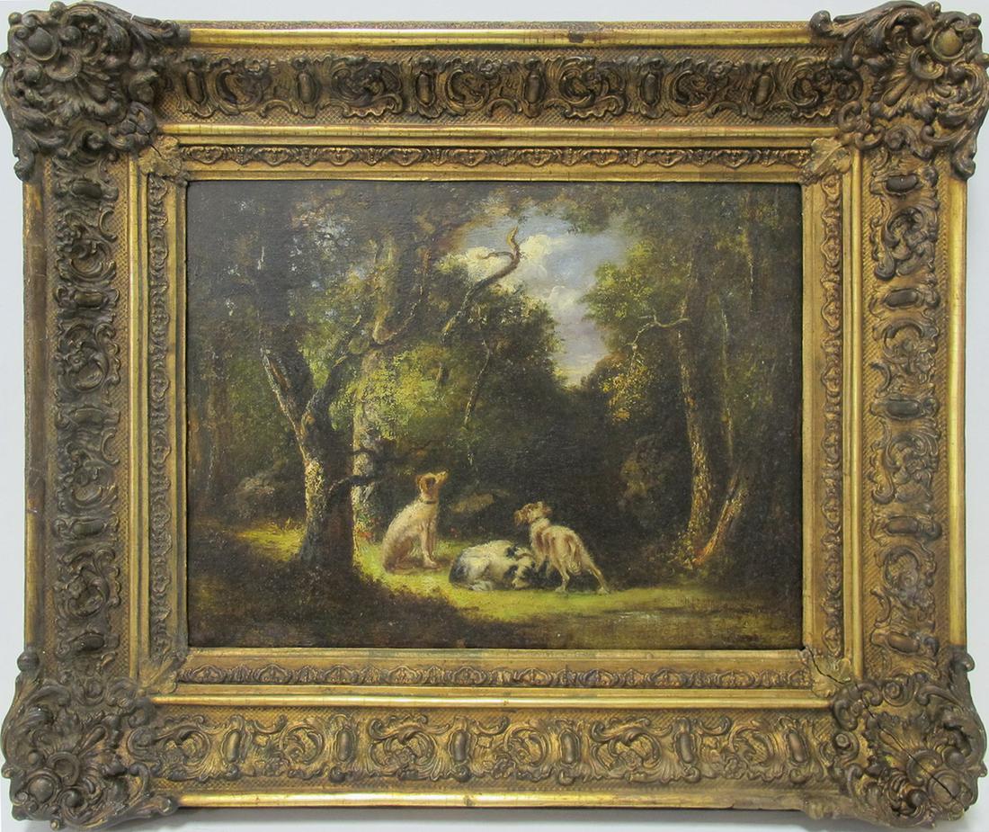 Eugene DIAZ DE LA PENA (1837-1901) (attributed) painting (1 of 4)