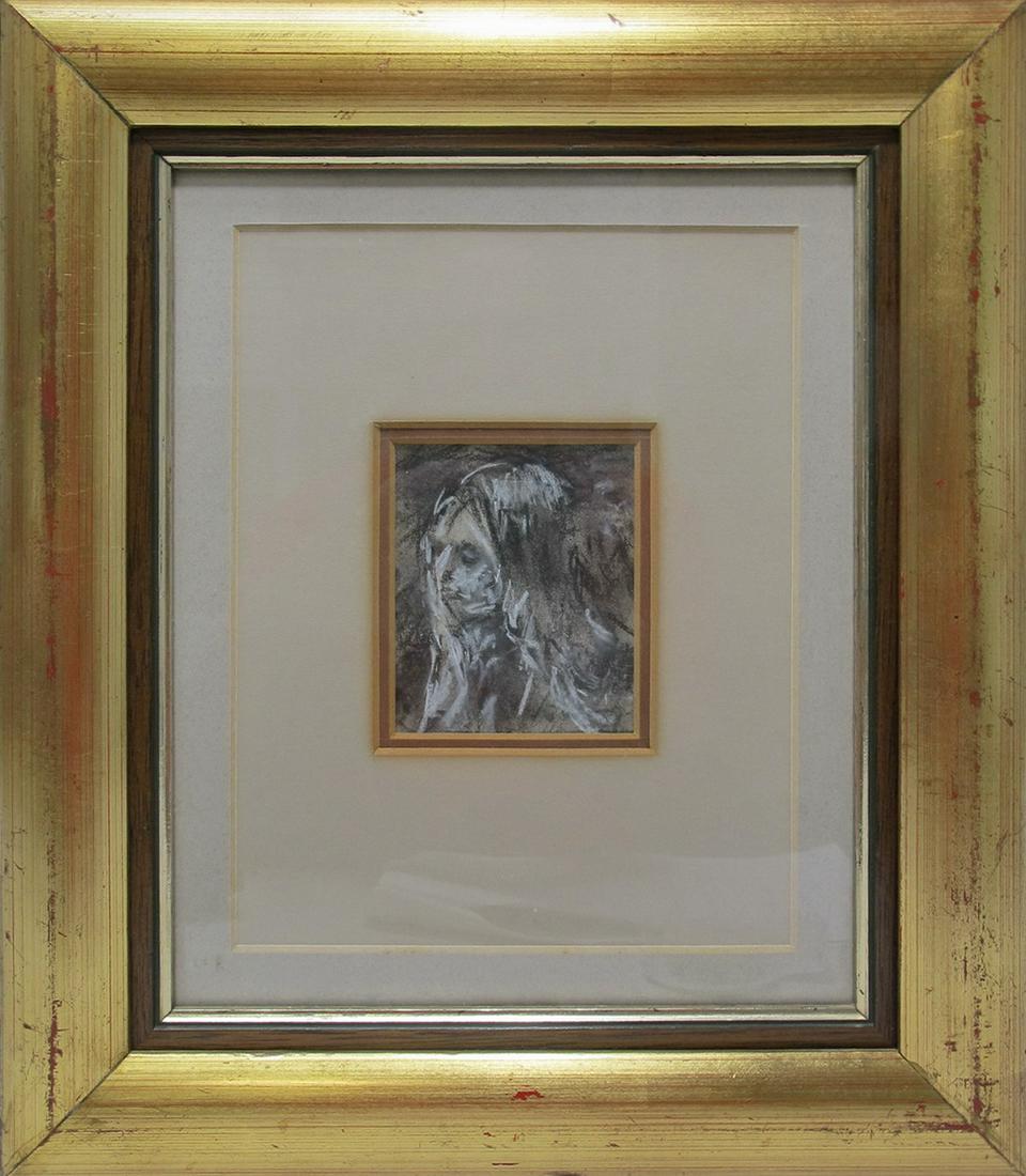 European charcoal & paster drawing (1 of 4)