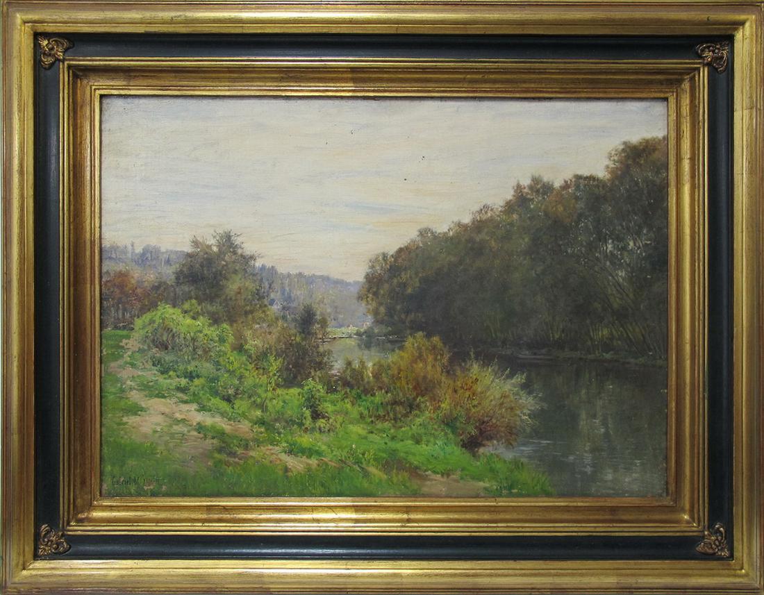 Gabriel MATHIEU (1843-1921) French landscape (1 of 5)