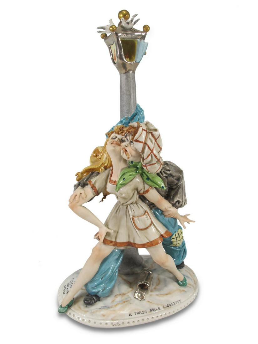 Capodimonti by Tiziano Galli Il Tango delle Gigolette porcelain (1 of 9)