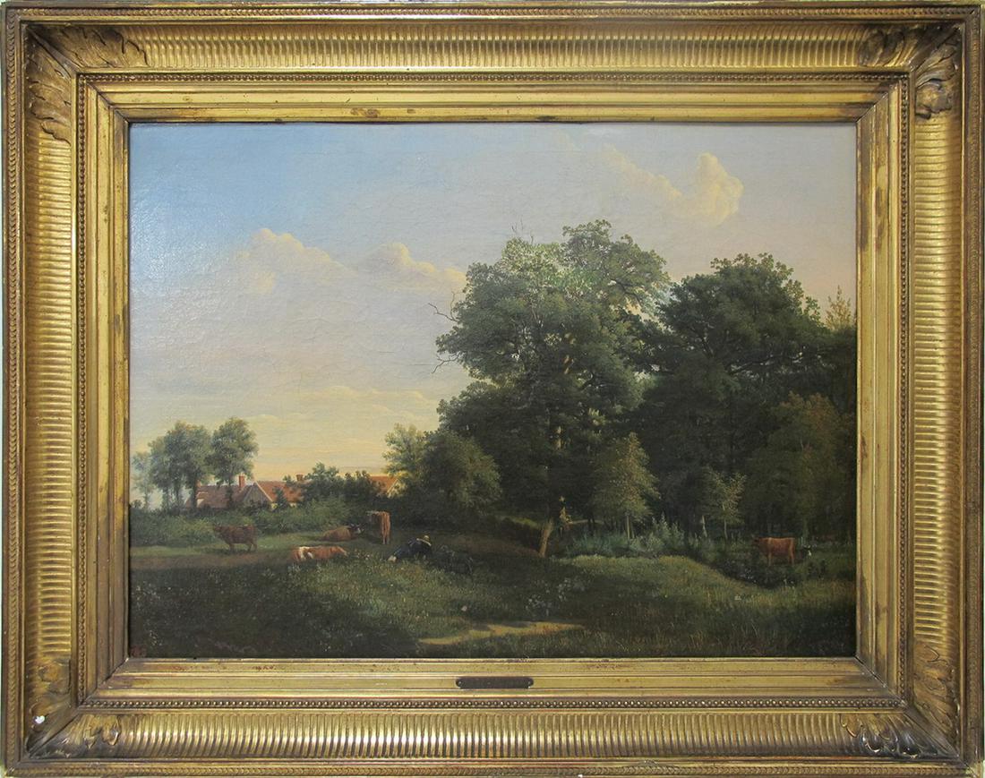 Camille FLERS (1802-1868) French oil on canvas (1 of 8)