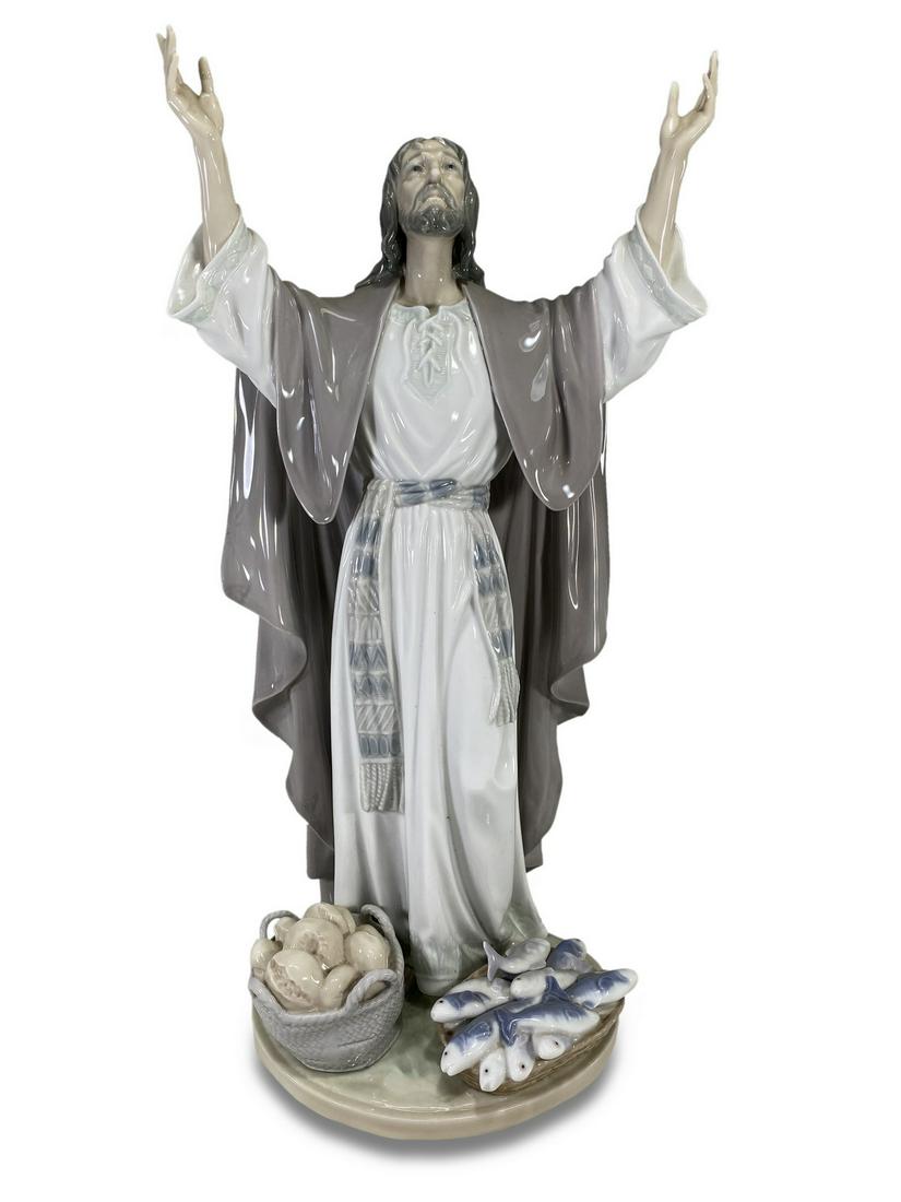 Lladro, Spain Jesus porcelain statue (1 of 5)
