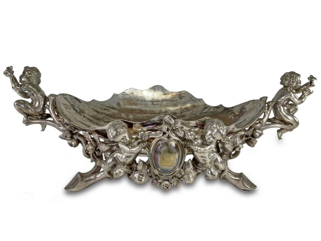 Gorgeous Antique French Christofle Silverplated Bronze Centerpiece (1 of 8)