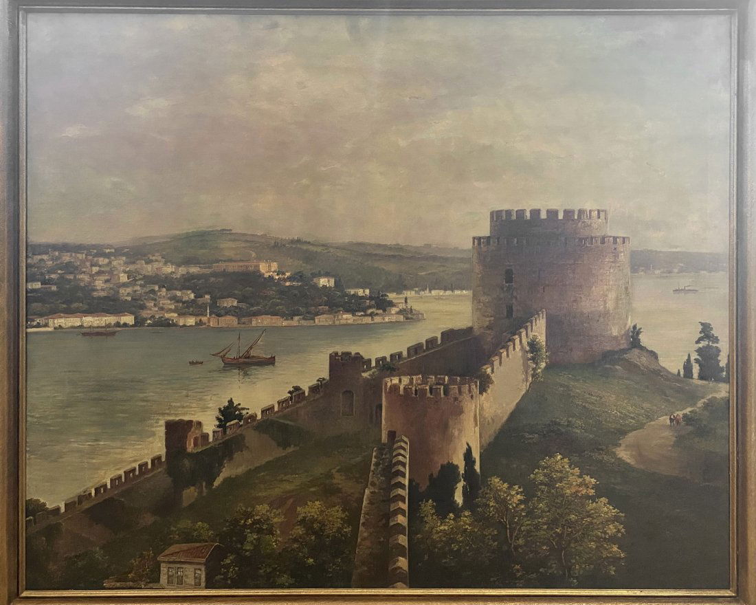 Halid NACI (1875-1927) Turkish, Rumeli Fortress castle (1 of 7)