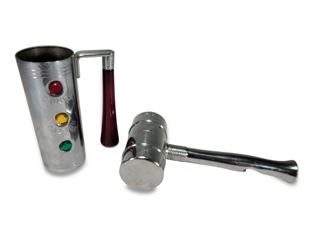 Bejewelled Stoplight & other Jiggers by Glo-Hill (1 of 5)