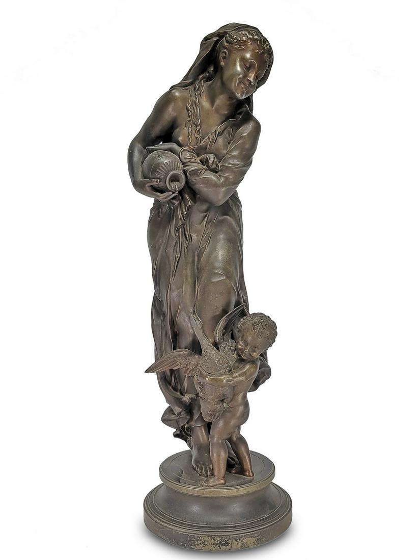 Antique French spelter statue (1 of 5)