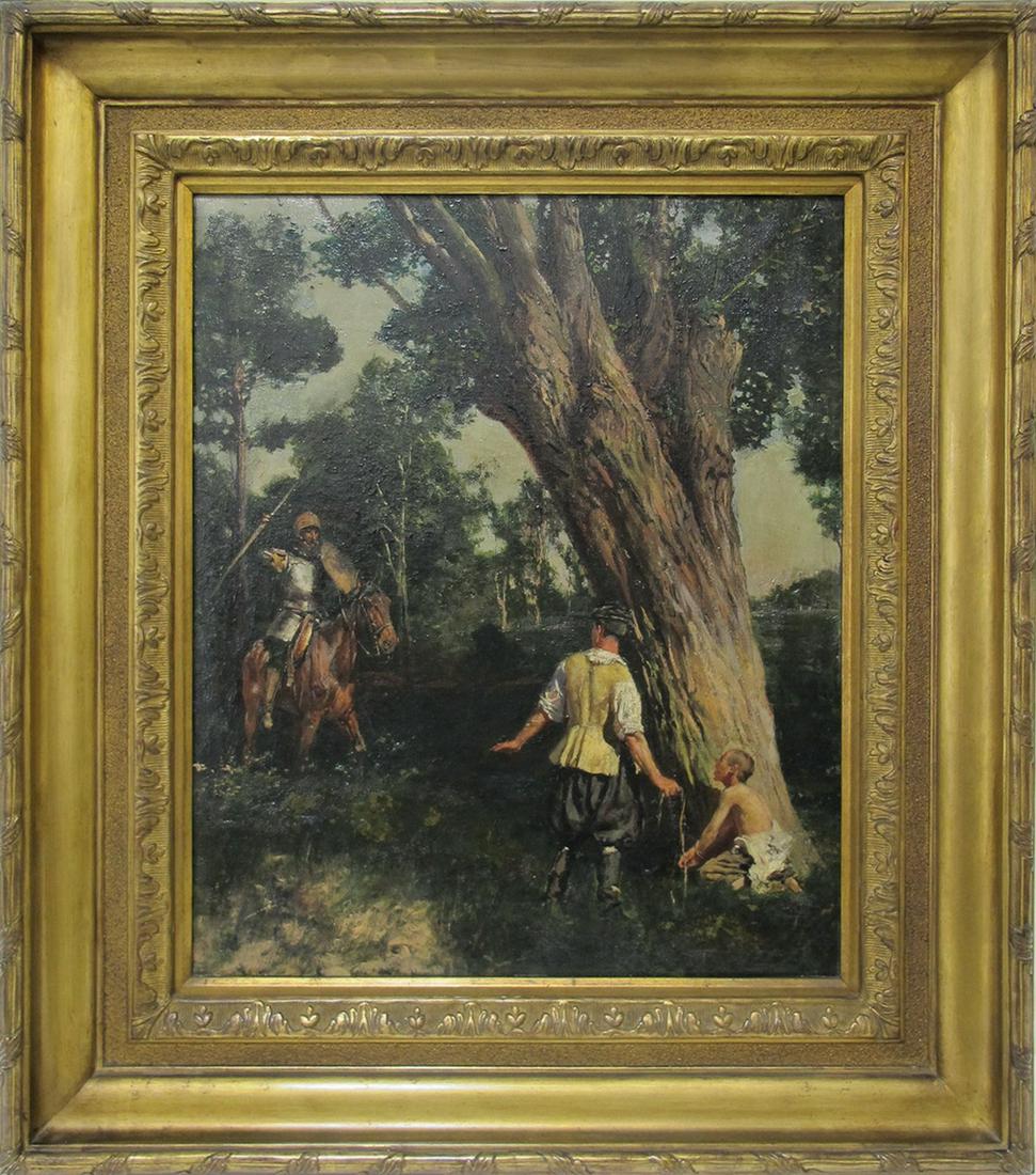 Jose MORENO CARBONERO (1858-1942) Spanish: Jose MORENO CARBONERO (1858-1942) Spanish oil on canvas. 24 3/4 H x 21 3/4 W including frame. 17 3/8 H x 14 1/8 W without frame. TO SHIP THIS ITEM IN USA OR INTERNATIONAL, PLEASE CONTACT THE SHIPPERS 