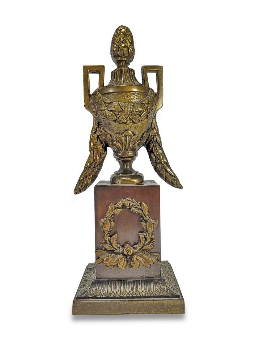 Antique French Empire bronze urn (1 of 5)